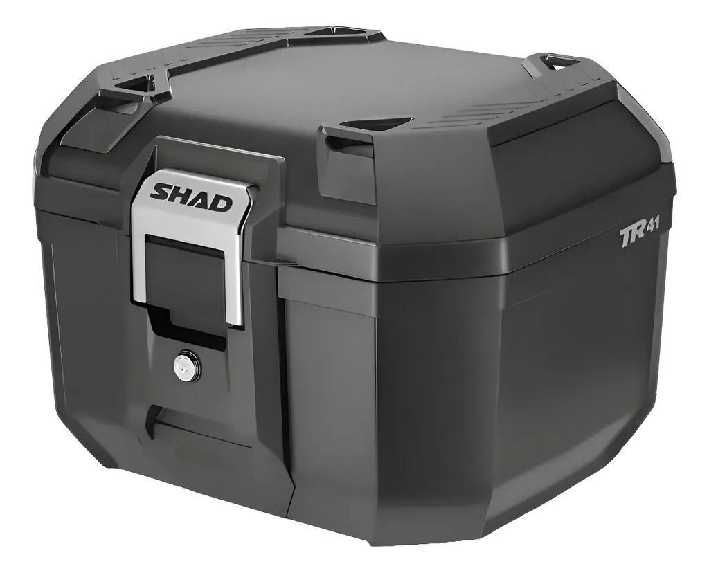 Baul Shad Moto Trasero Top Case Tr41 Terra 41 Litros Rpm Negro