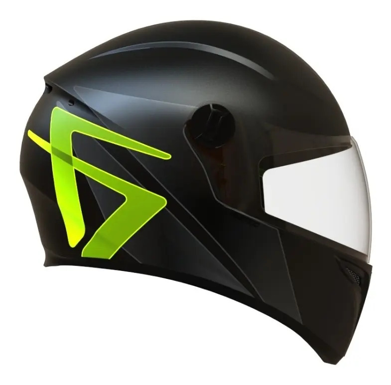 Casco Moto Integral Vertigo V50 Infinity Nocturn Fluor Rpm Amarillo Mate Xl