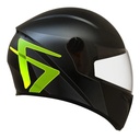 Casco Moto Integral Vertigo V50 Infinity Nocturn Fluor Rpm Amarillo Mate Xl