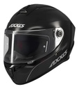 Casco Moto Integral Axxis Draken S Solid Doble Visor Rpm Negro Solid Brillante Xxl