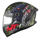 Casco Moto Integral Mt Stinger 2 Con Spoiler Rpm Negro/amarillo Akin A3 Mate Xl