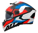 Casco Moto Integral Mt Thunder 4 Doble Visor Rpm Blanco Valiant A0 Brillante L