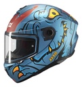 Casco Moto Integral Axxis Draken S Con Visor De Regalo Rpm Azul Dinotoon C7 Brillante Xl