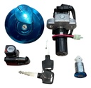 Kit Llave Honda Cg Titan 150 Contacto Tapa Tanque Cachas Rpm