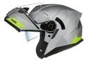 Casco Moto Rebatible Mac Ff166 Blaze Doble Visor Rpm Gris/amarillo Magma Mate M