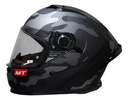 Casco Moto Integral Mt Braker Doble Visor Con Spoiler Rpm Gris Crossover C2 Mate Xl
