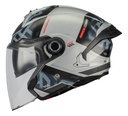 Casco Moto Abierto Mt Cosmos Sv Doble Visor Rpm Gris Arrow C2 Brillante M