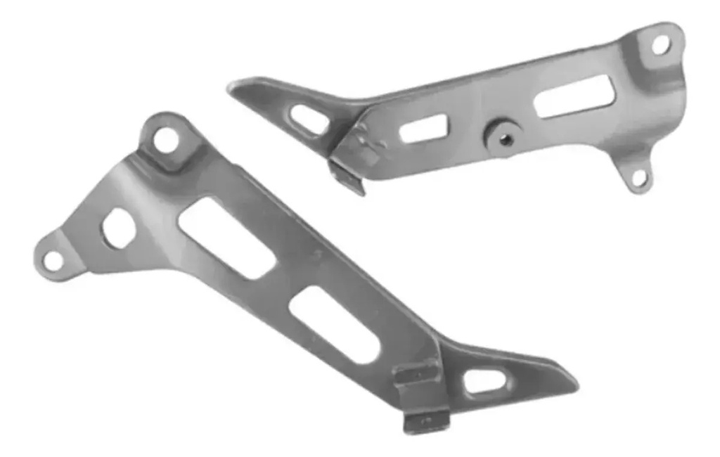 Juego Soporte  Pedalin  Trasero Yamaha Crypton T105 Rpm Gris Oscuro