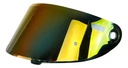 Visor Casco Axxis V-18c Draken S Original Rpm Dorado