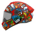 Casco Moto Integral Axxis Draken S Con Visor De Regalo Rpm Rojo Goose Game A5 Brillante Xl
