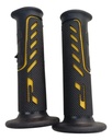 Puños Manopla Para Moto Progrip Super Bike Road Rpm Negro Amarillo