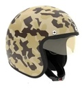Casco Para Moto Abierto Hawk 721 Kuwait Marrón Mate L