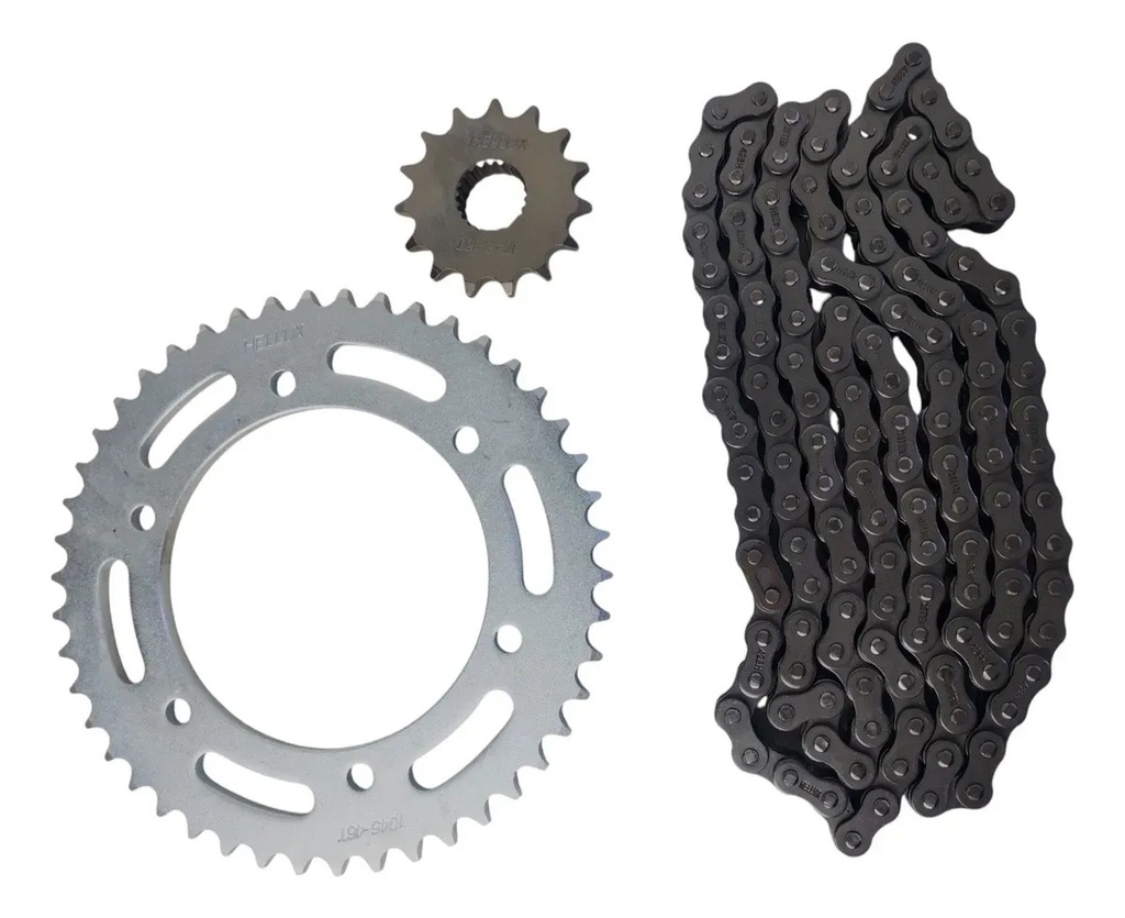 Kit Transmision Yamaha Fz 25 Calidad Original Rpm Gris