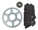 Kit Transmision Ktm Duke 200 Pìñon Corona Cadena 42-14 Gris