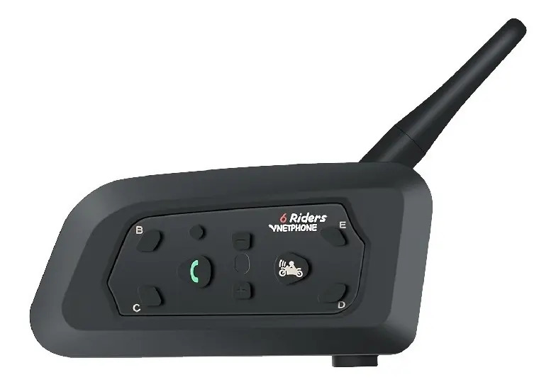 Intercomunicador Bluetooth Casco Moto V6 1200 Ejeas