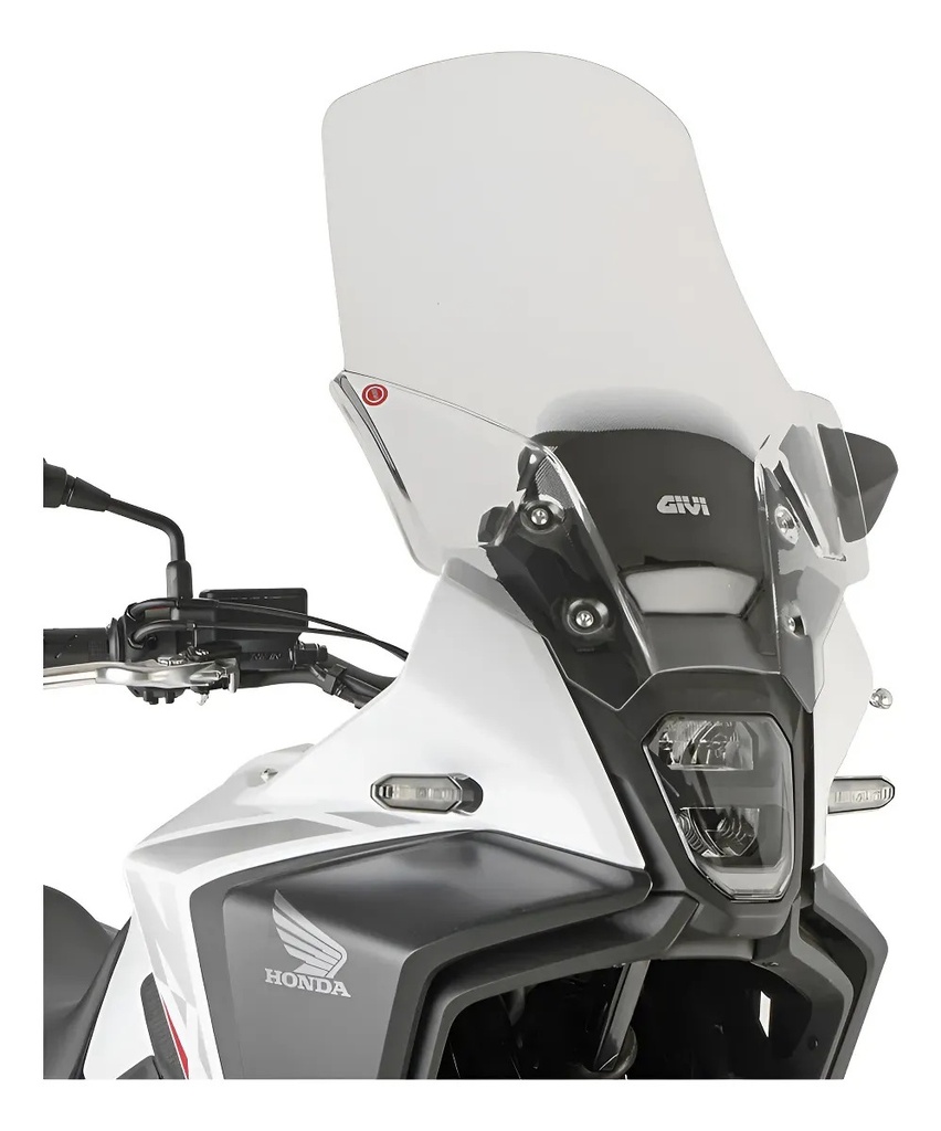 Parabrisa Alto Moto Givi D1203st Honda Nx 500 54x45cm Rpm Transparente