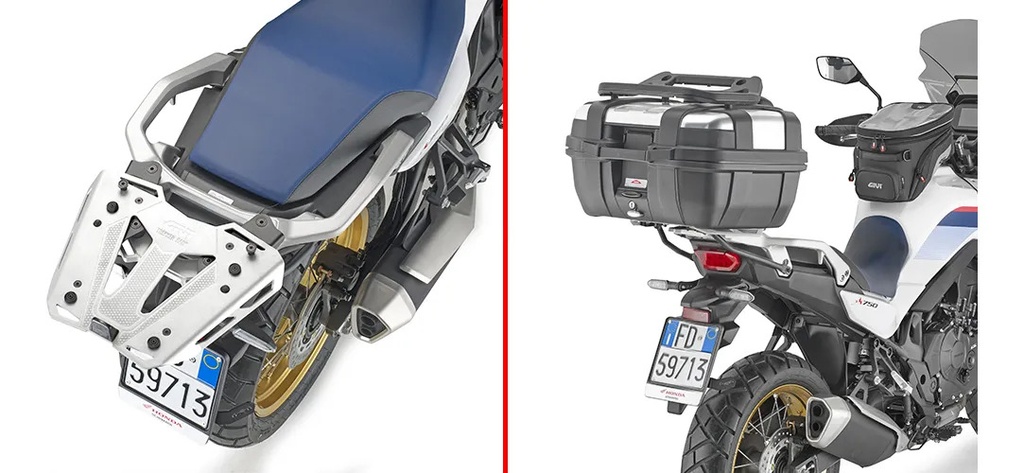 Soporte Topcase Monokey/monolock Givi Honda Xl 750 Transalp Negro
