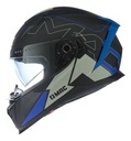 Casco Moto Integral Mac 069 Force Doble Visor Rpm Negro/azul Dynamo Mate Xl