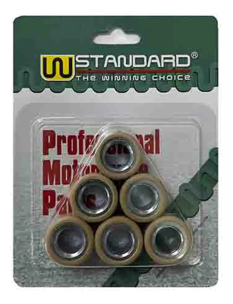 Juego Rodillos Variador W Standard Honda Navi 110 Rpm