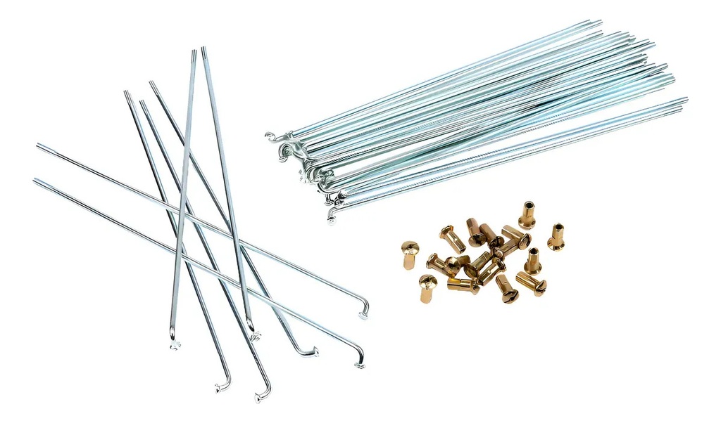[W89440] Set Rayos Delanteros Yamaha Xtz 125 36 Pcs Rpm Gris 1 Mm