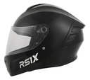Casco Moto Integral Hawk Rs1x Rpm Negro Solid Brillante Xl