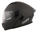 Casco Rebatible Moto Hawk Rs5x Doble Visor Rpm Negro Carbon Look Mate Xl