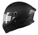 Casco Moto Integral Mt Stinger 2 Con Spoiler Rpm Negro Pure A1 Mate M