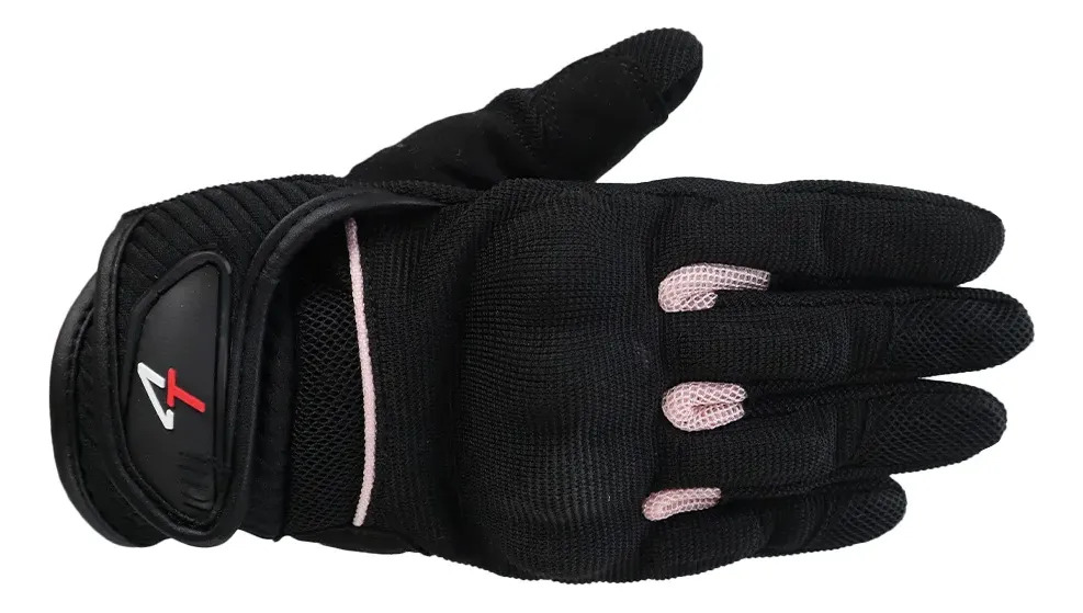 Guantes Moto Mujer Fourstroke Wanderlust Gloves Rpm Negro/rosa S