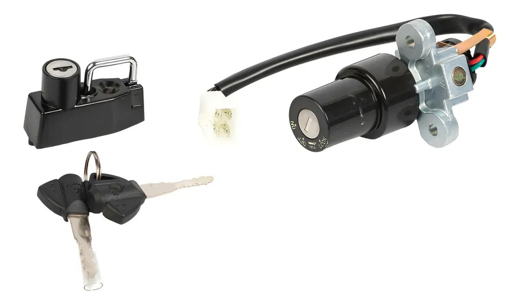 Llave De Contacto Traba Asiento Motomel Sirus 250 Rpm