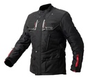 Campera Moto Hombre Nto Indiana Touring Con Protecciones Rpm Negro/rojo Cordura M