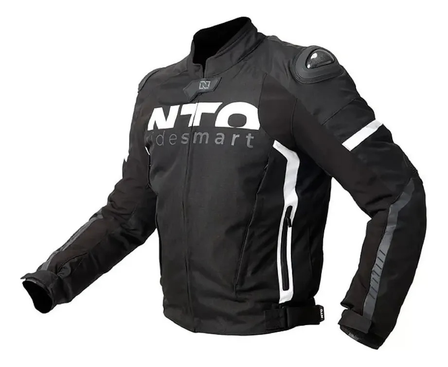 Campera Nto Moto Cordura Striker Hombre Protecciones Rpm Negro Liso Xxl