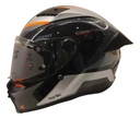 Casco Moto Integral Axxis Fenix Con Spoiler Rpm Gris Turbulence Z2 Brillo Xl