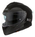Casco Deportivo Integral Moto Mac 861 Alpha Carbono Rpm Negro Solid Brillante Xl