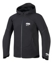 Campera Moto Hombre Alpinestars Aeroshell Wp Jacket Rpm Negro Liso Xl