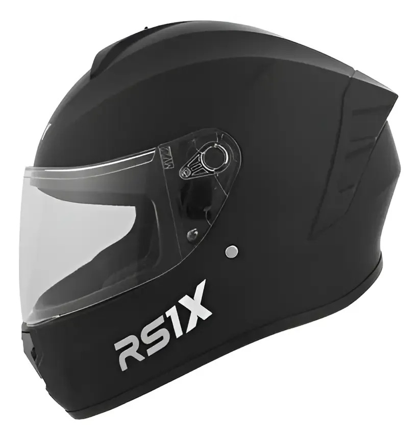 Casco Integral Moto Hawk Rs11x Doble Visor Rpm Negro Solid Mate Xl