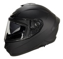 Casco Moto Integral Smk Typhoon Doble Visor Rpm Negro Classic Mate M