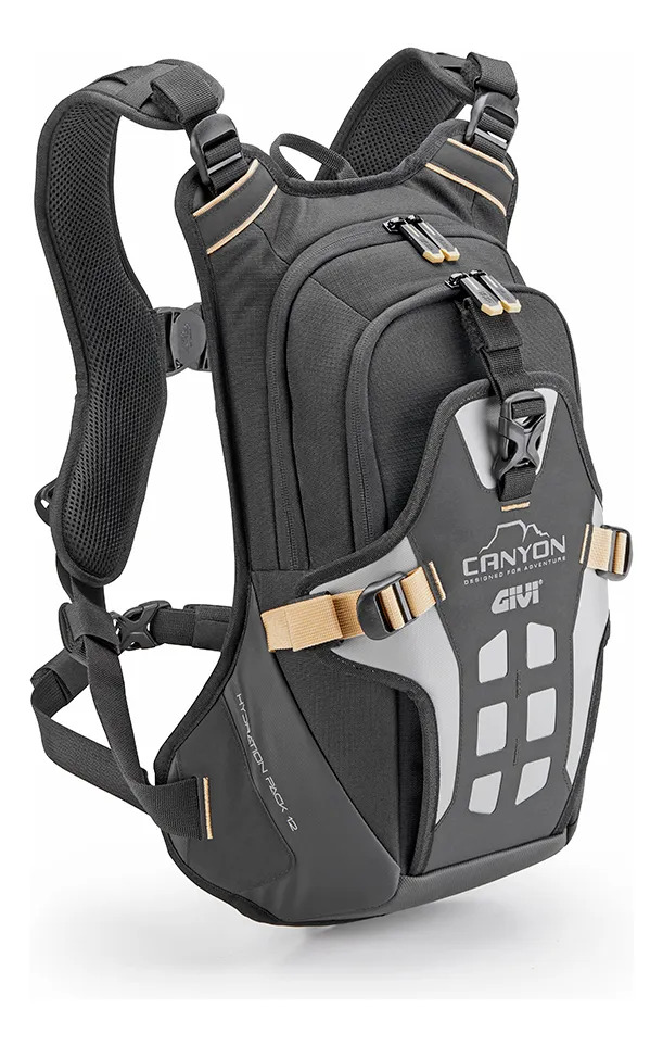 Mochila Enduro Givi Canyon Grt731 12 Litros Rpm Negro