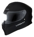 Casco Moto Integral Urbax Ff018 Mito Rpm Negro Solid Mate Xl