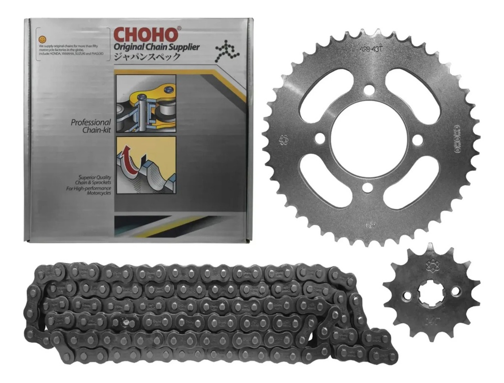 [HKC022] Kit de Transmisión Choho 14/43 Yamaha YBR 125
