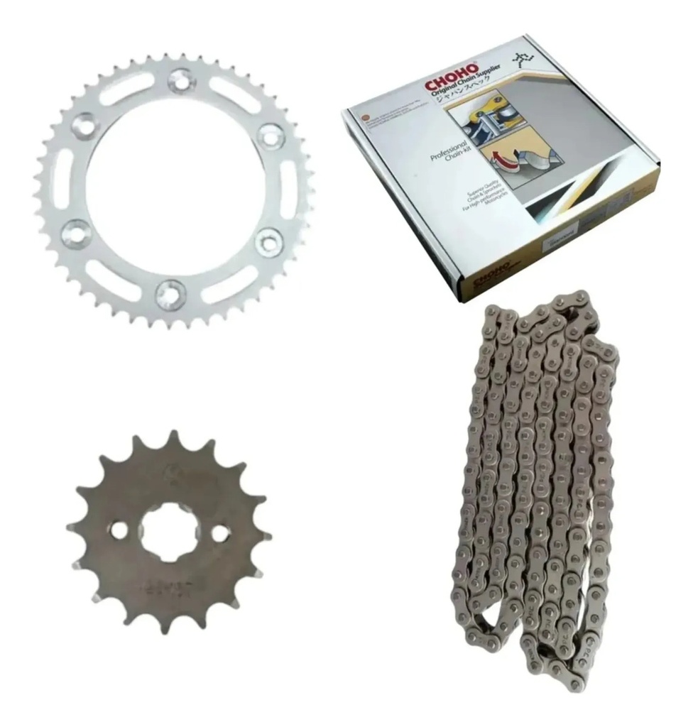 Transmision Choho Completa  Honda Xr 190 - 48/16 Rpm Gris