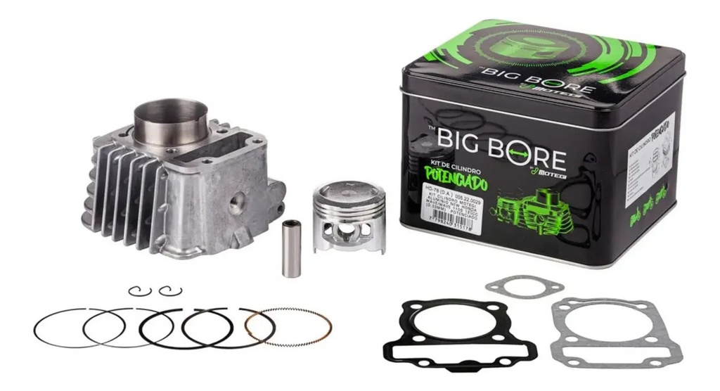 Kit Cilindro Piston Honda New Wave 110s Potenciado A 125 Rpm