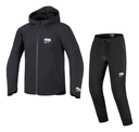 Conjunto Campera Pantalón Alpinestars Aeroshell Hombre Rpm M Negro
