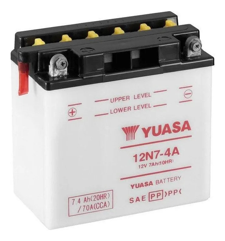 Yuasa 12n7-4a | Batería Moto 12v 7ah Positivo Izquierda Rpm Izquierdo