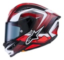 Casco Moto Integral S-r7 Alpinestars Rpm Negro/rojo/blanco Kinetis Brillante M