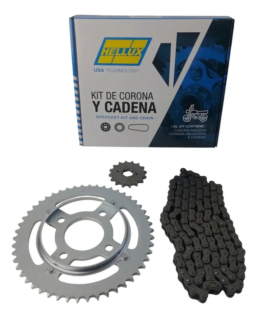 Kit Transmision Completo Motomel Dakar 200 16/50 - Rpm Plateado