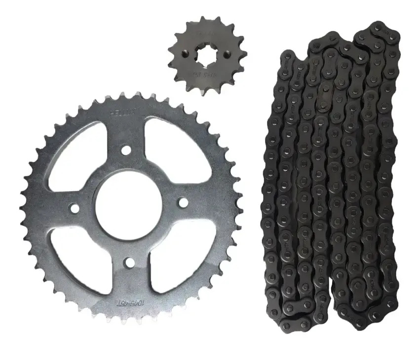 Kit Transmision Hellux Suzuki Gixxer 150 15/45 - Rpm Plateado
