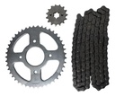Kit Transmision Hellux Suzuki Gixxer 150 15/45 - Rpm Plateado
