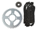 Kit Transmision Hellux Suzuki Ax 100 14/42 Rpm Plateado