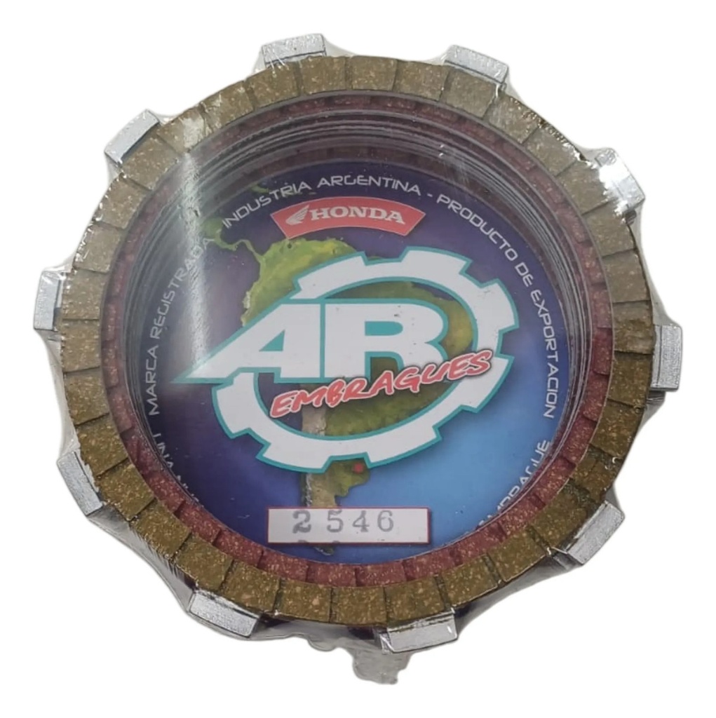 Discos Embrague Ar  Yamaha Fazer 600 Honda Cbr 600 9 Discos