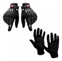 Guantes Moto Invierno Antideslizantes Mototimes Táctiles Xxl Negro
